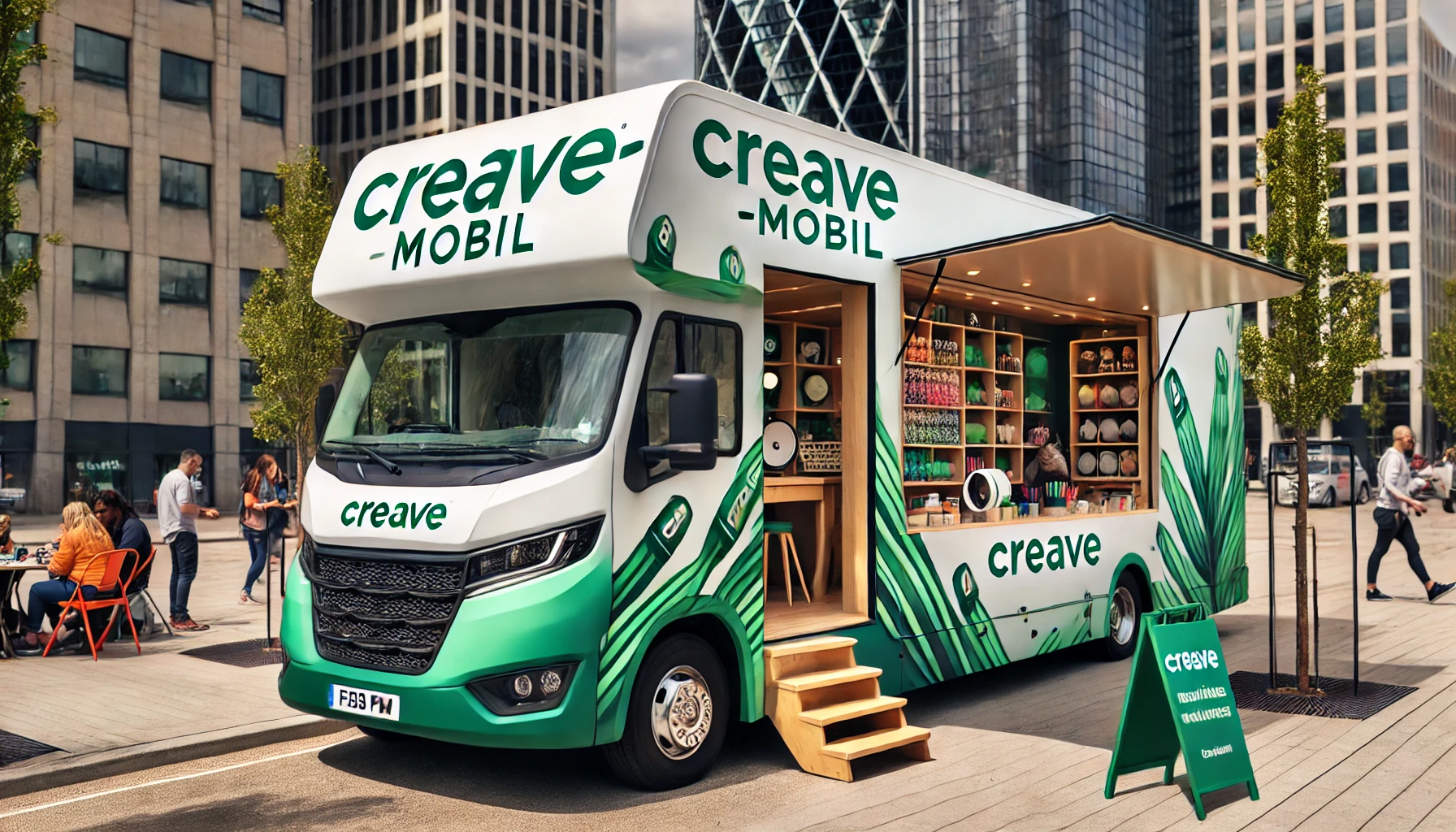 Aussenansicht des CreAve-Mobils